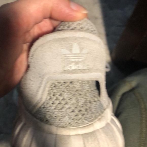 Adidas tubular sneakers grey knit size 10 used condition. - Picture 8 of 10